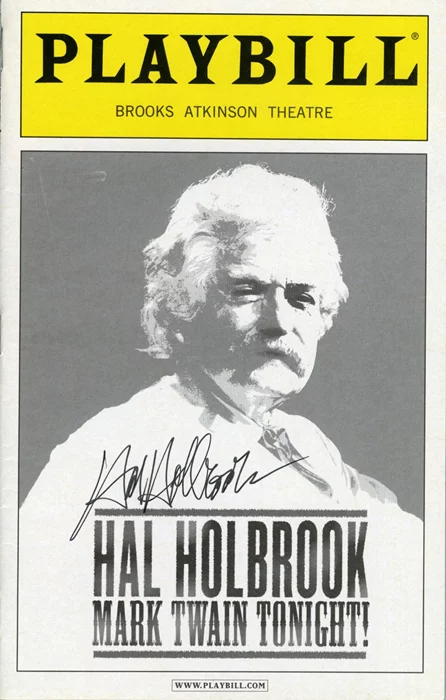 Hal Holbrook autograph