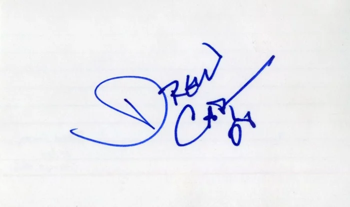 Drew Carey autograph