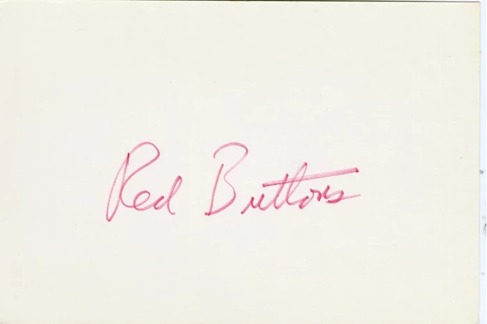 Red Buttons autograph