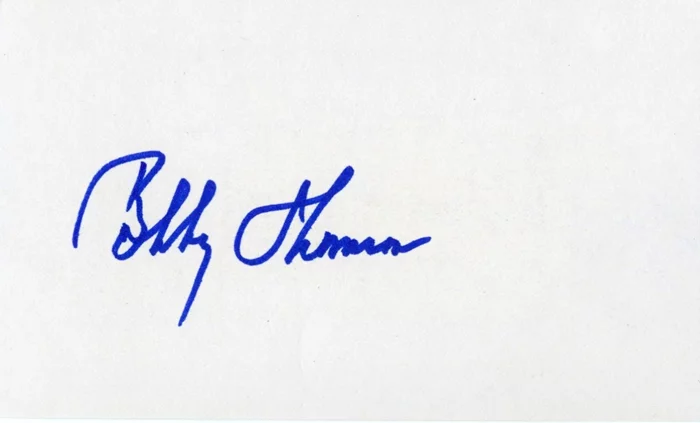 Bobby Thomson autograph