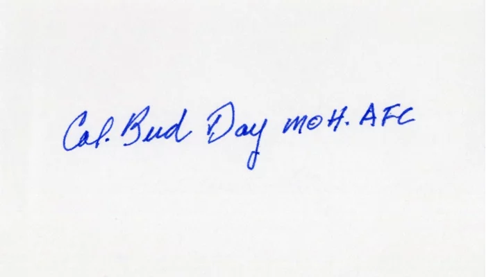 Bud Day autograph