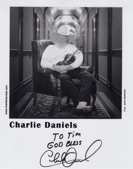 Charlie Daniels autograph