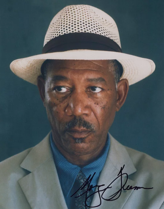 Morgan Freeman autograph