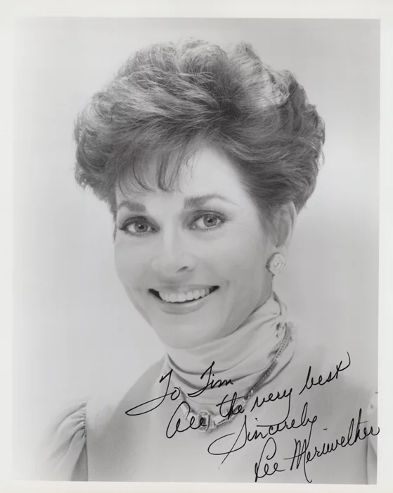 Lee Meriwether autograph