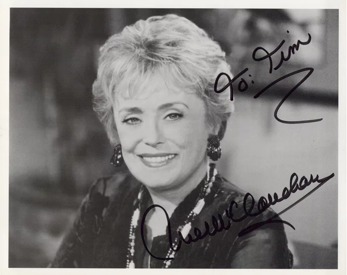 Rue McClanahan autograph