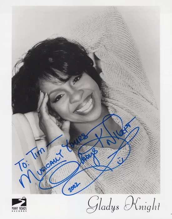Gladys Knight autograph