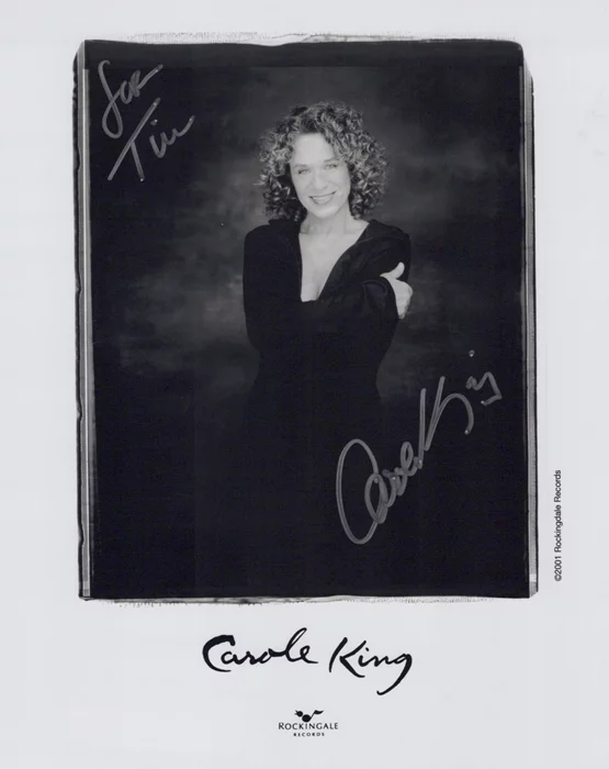 Carole King autograph