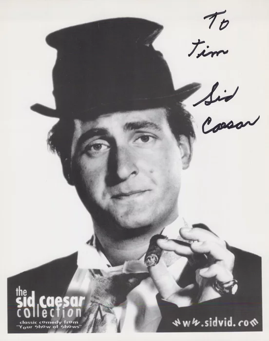 Sid Caesar autograph