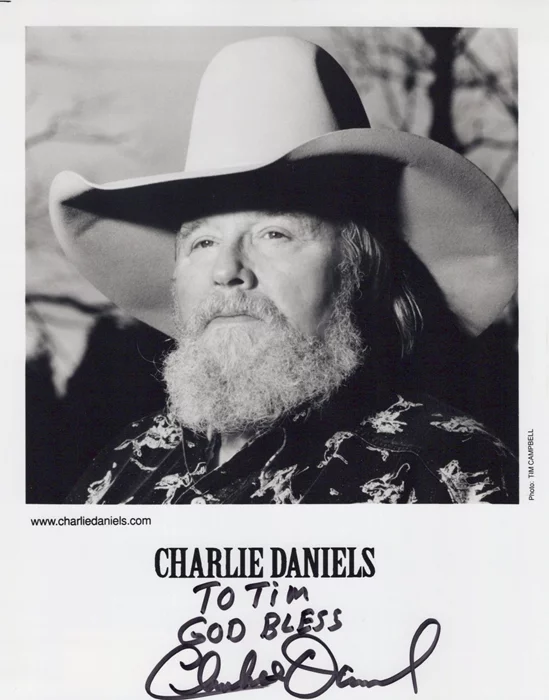 Charlie Daniels autograph
