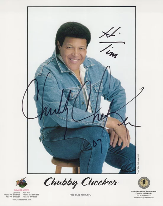 Chubby Checker autograph