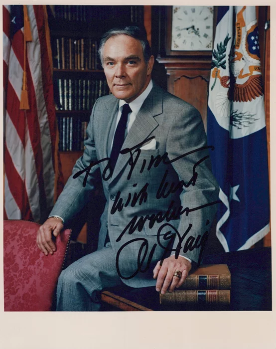 Alexander Haig autograph