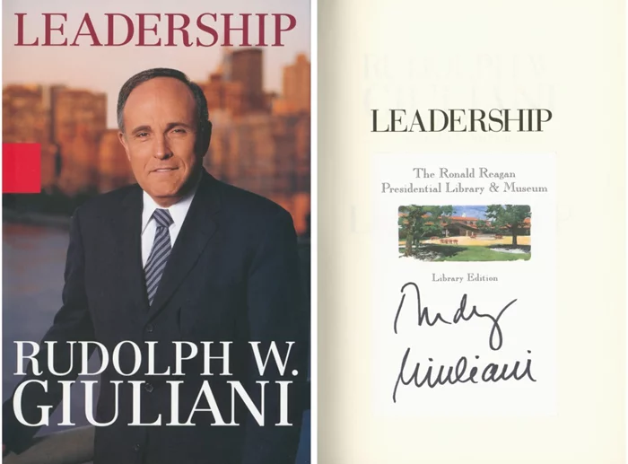 Rudy Giuliani autograph