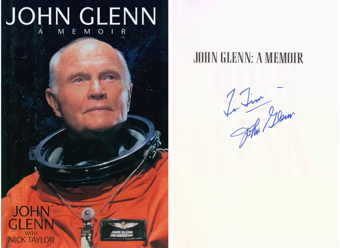 John Glenn autograph