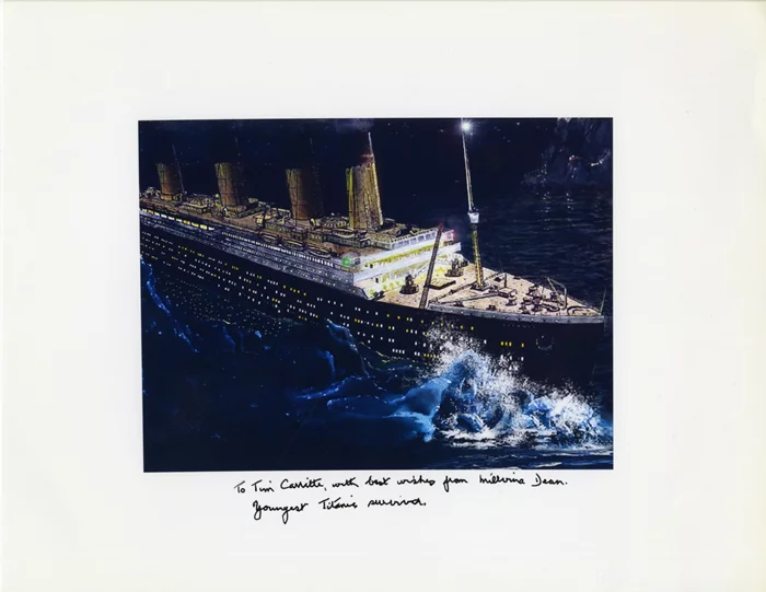 Millvina Dean autograph