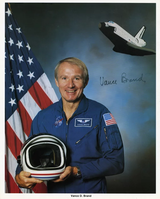 Vance D. Brand autograph