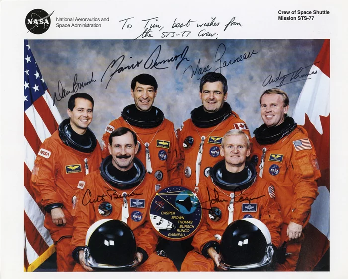 Space Shuttle STS-77 autograph