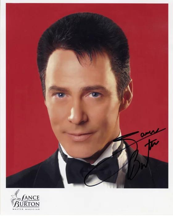 Lance Burton autograph