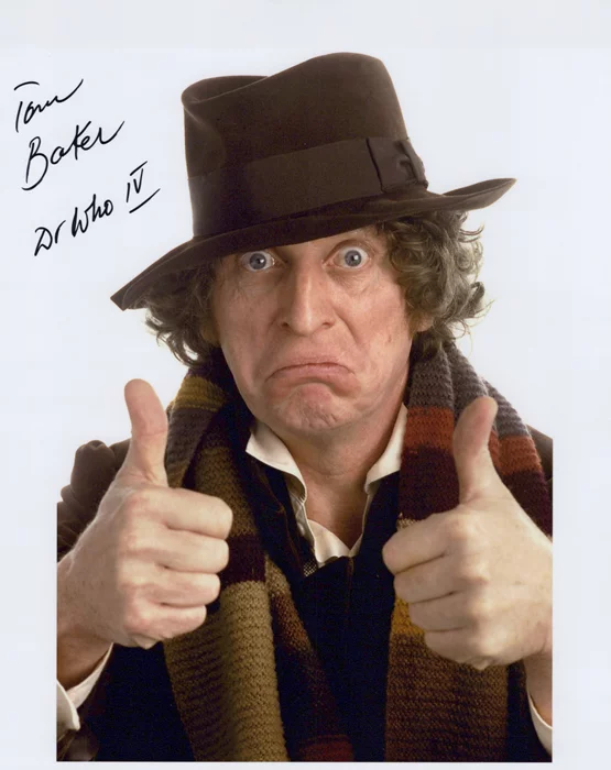 Tom Baker autograph