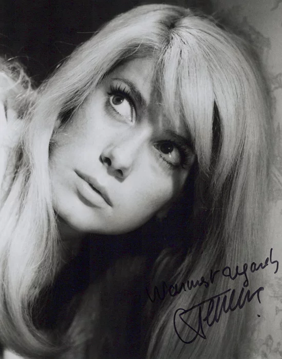 Catherine Deneuve autograph