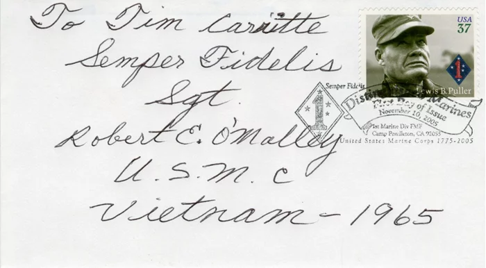Robert E. O'Malley autograph
