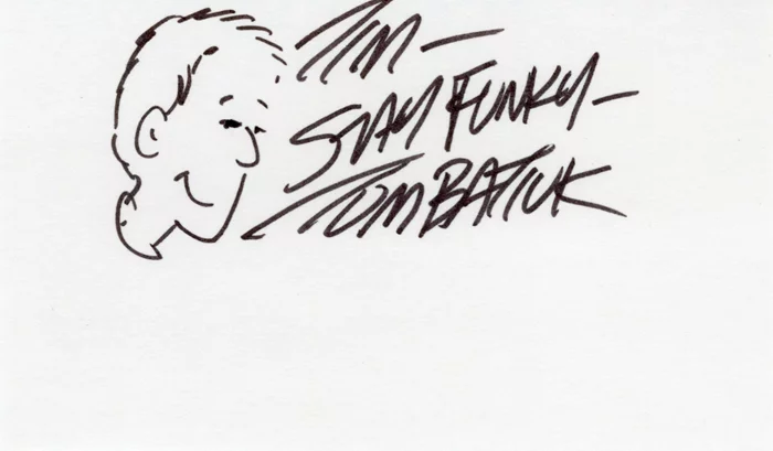 Tom Batiuk autograph