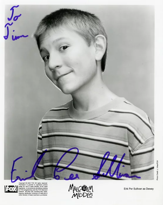 Erik Per Sullivan autograph