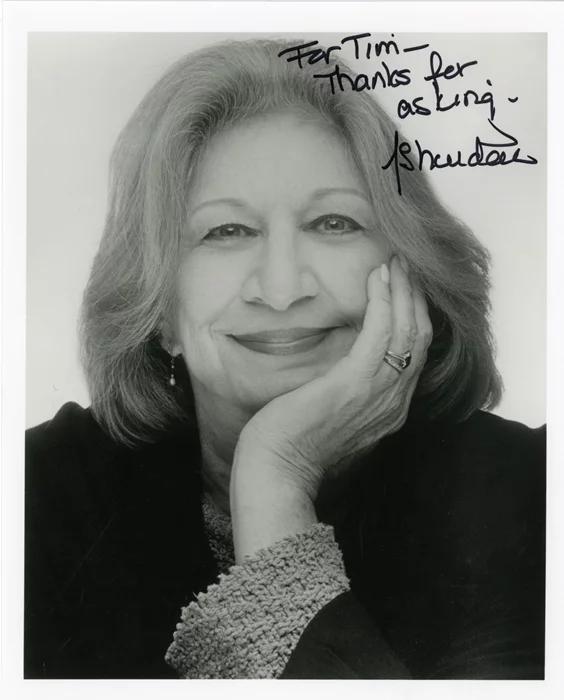 Liz Sheridan autograph