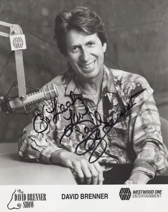 David Brenner autograph