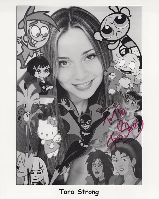 Tara Strong autograph