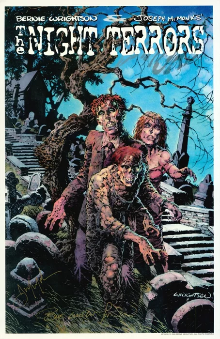 The Night Terrors autograph