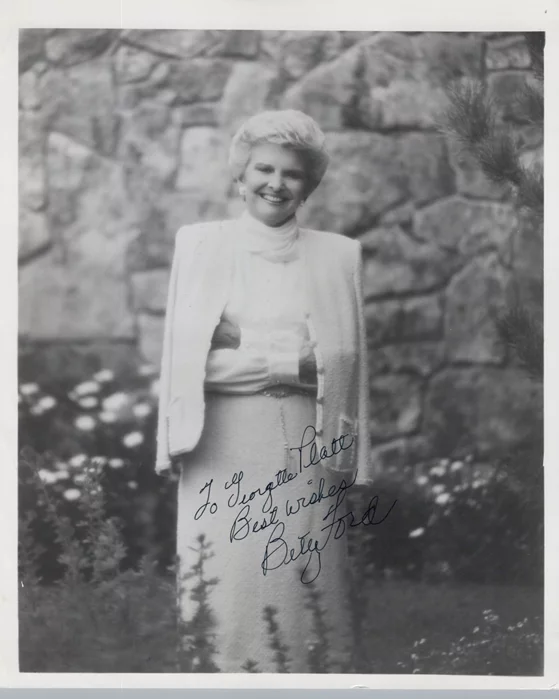 Betty Ford autograph
