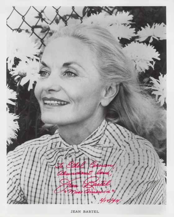 Jean Bartel autograph