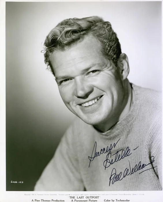 Bill Williams autograph