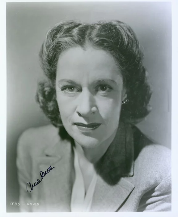 Anne Revere autograph