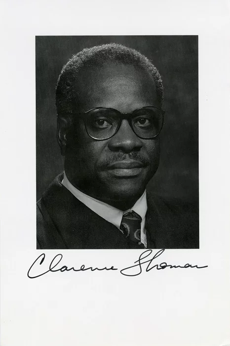 Clarence Thomas autograph