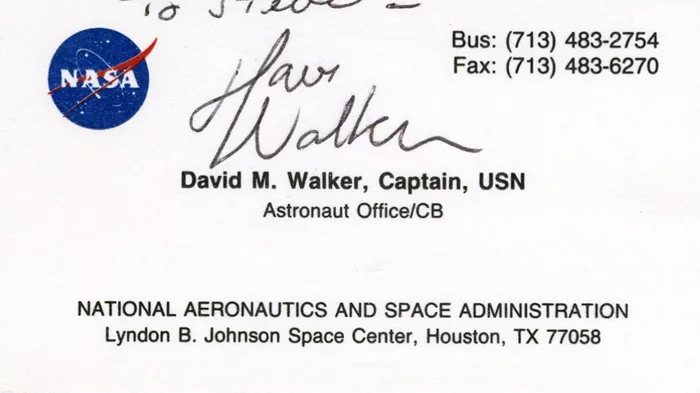 Dave Walker autograph