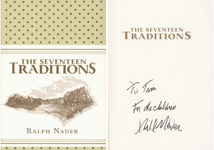 Ralph Nader autograph