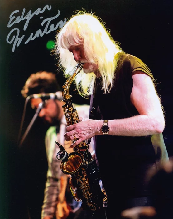Edgar Winter autograph