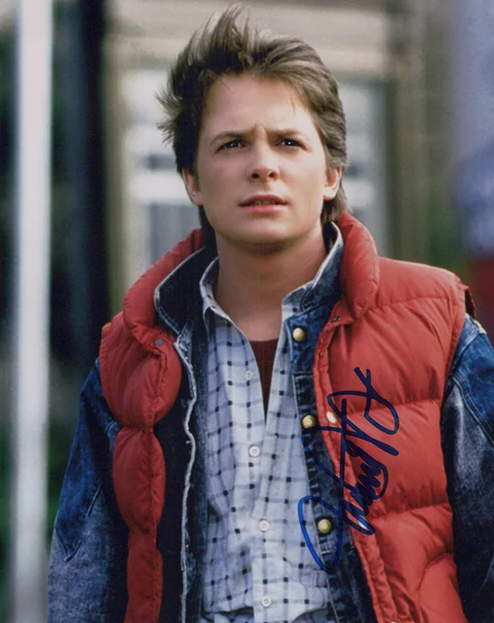 Michael J. Fox autograph