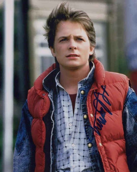 Michael J. Fox autograph