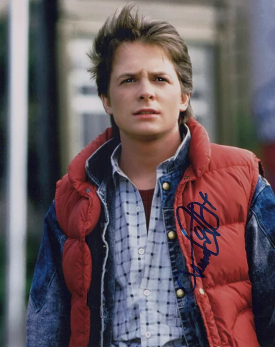 Michael J. Fox autograph