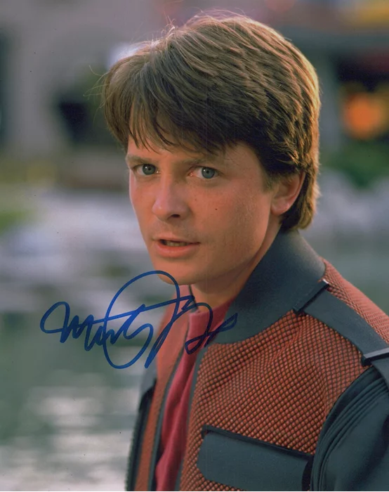 Michael J. Fox autograph