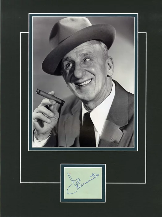 Jimmy Durante autograph