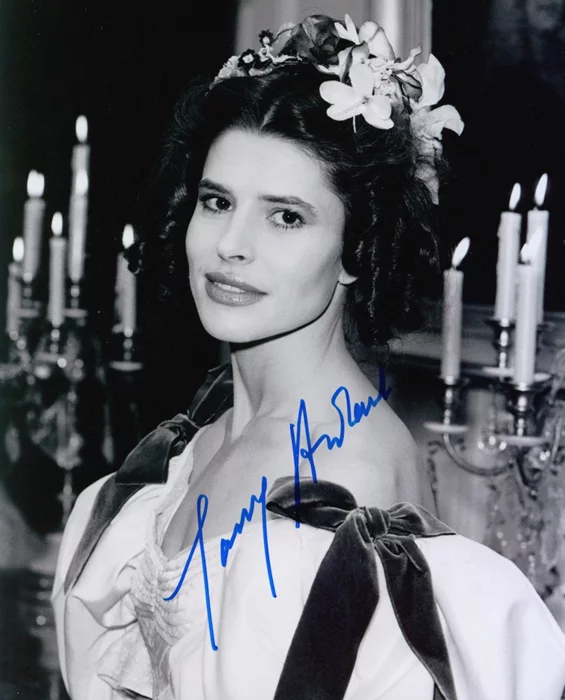 Fanny Ardant autograph