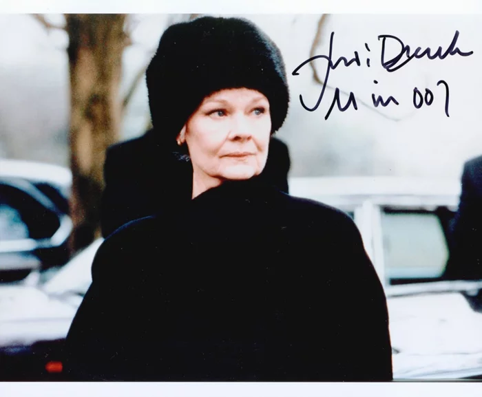 Judi Dench autograph