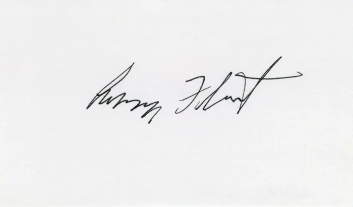 Larry Flynt autograph