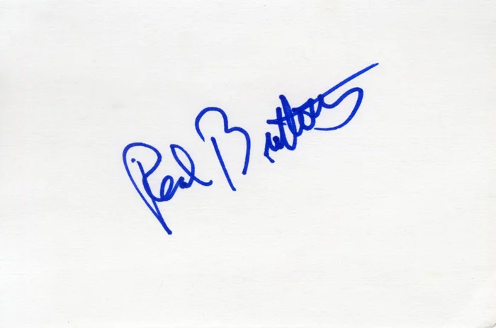 Red Buttons autograph