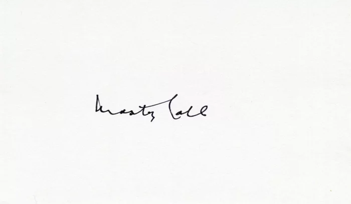 Monty Hall autograph