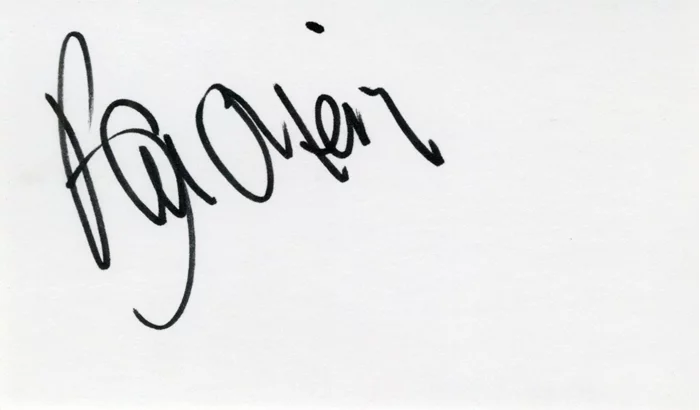Ryan O'Neal autograph