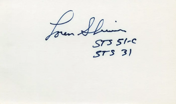 Loren Shriver autograph